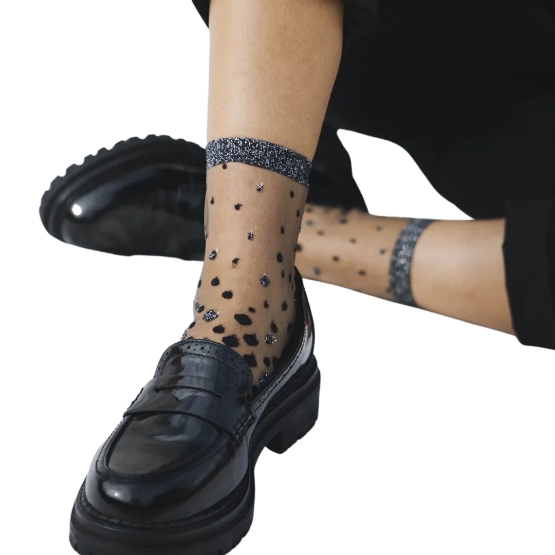 Nakameguro Socks in Silver