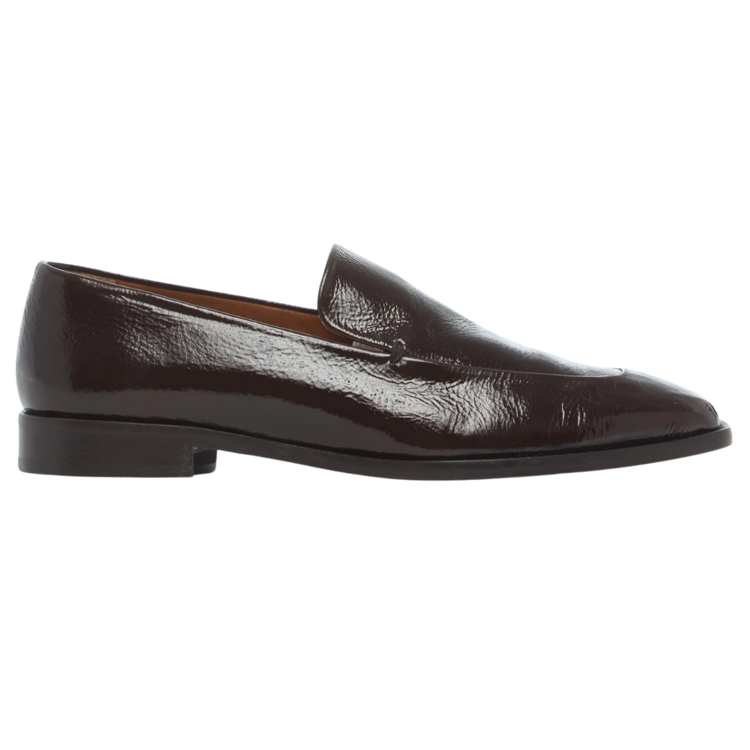 Halyn Loafer in Moule Crinkled Patent