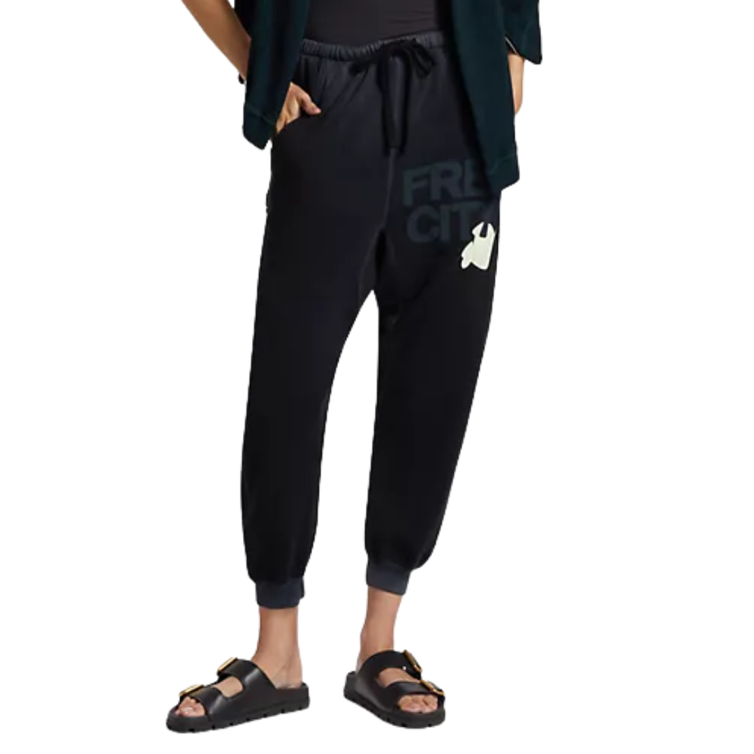 Freecitylarge Sunfades Sweatpants in Black Space