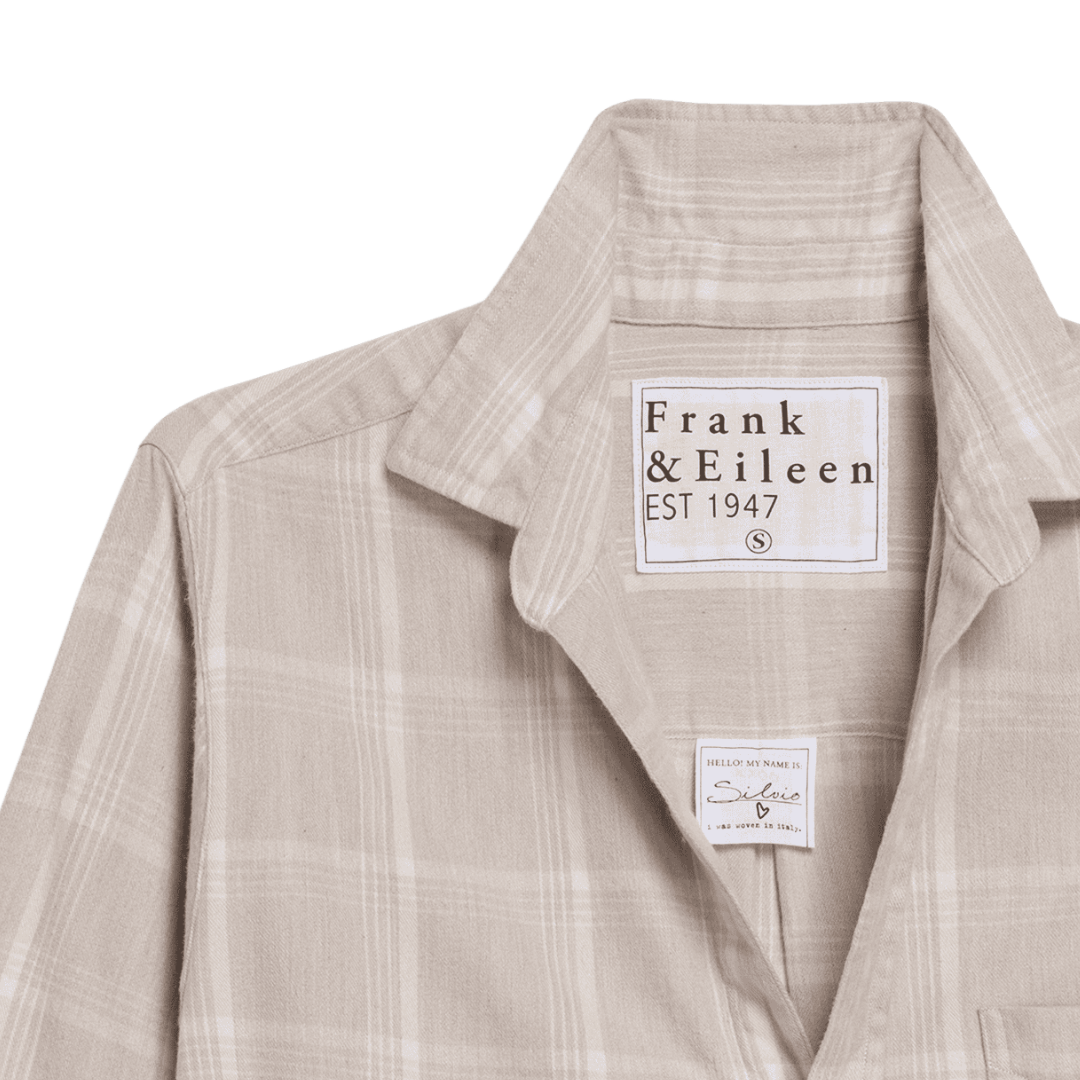 Silvio in Camel, Cream Plaid