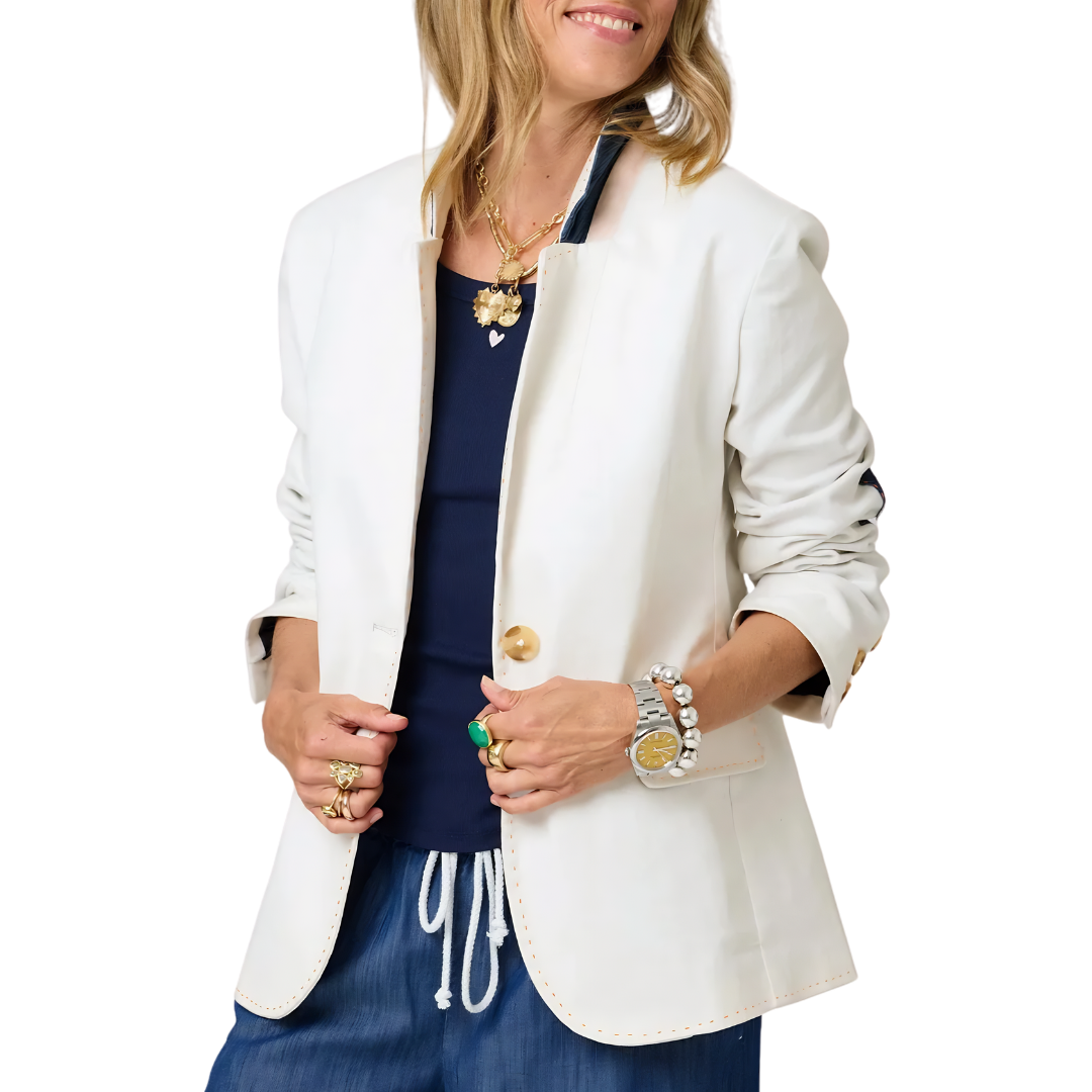Summer Blazer in Cream