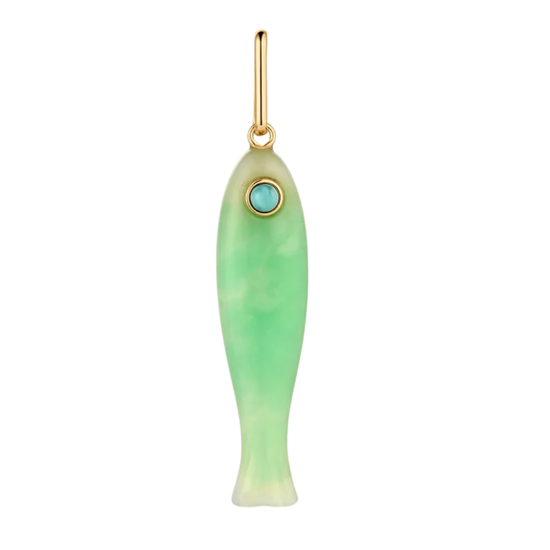 Fortuna Fish in Chrysoprase