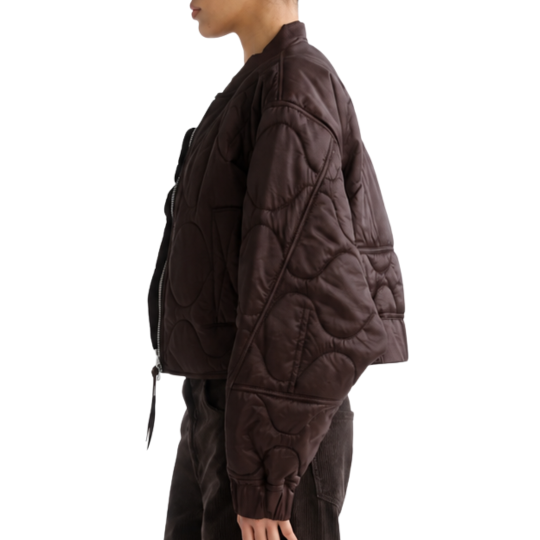 Iona Quilted Jacket in Deep Roast
