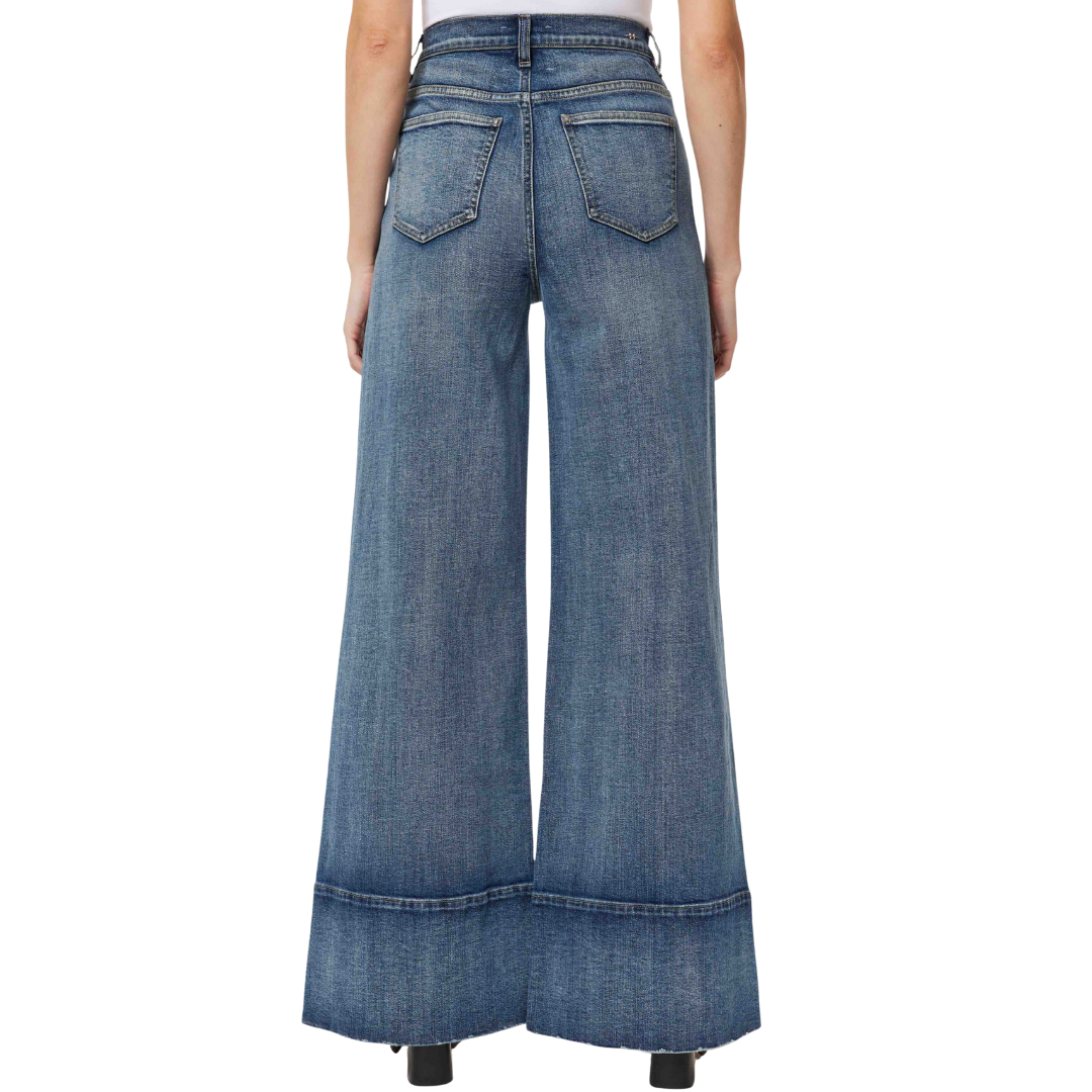 Emerson Relaxed Flare Jeans in Marine