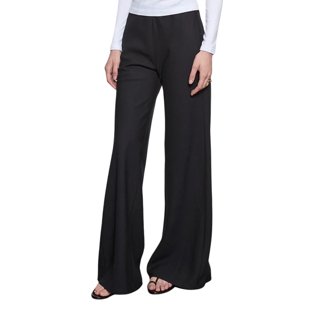 Twill Bias Pant in Black