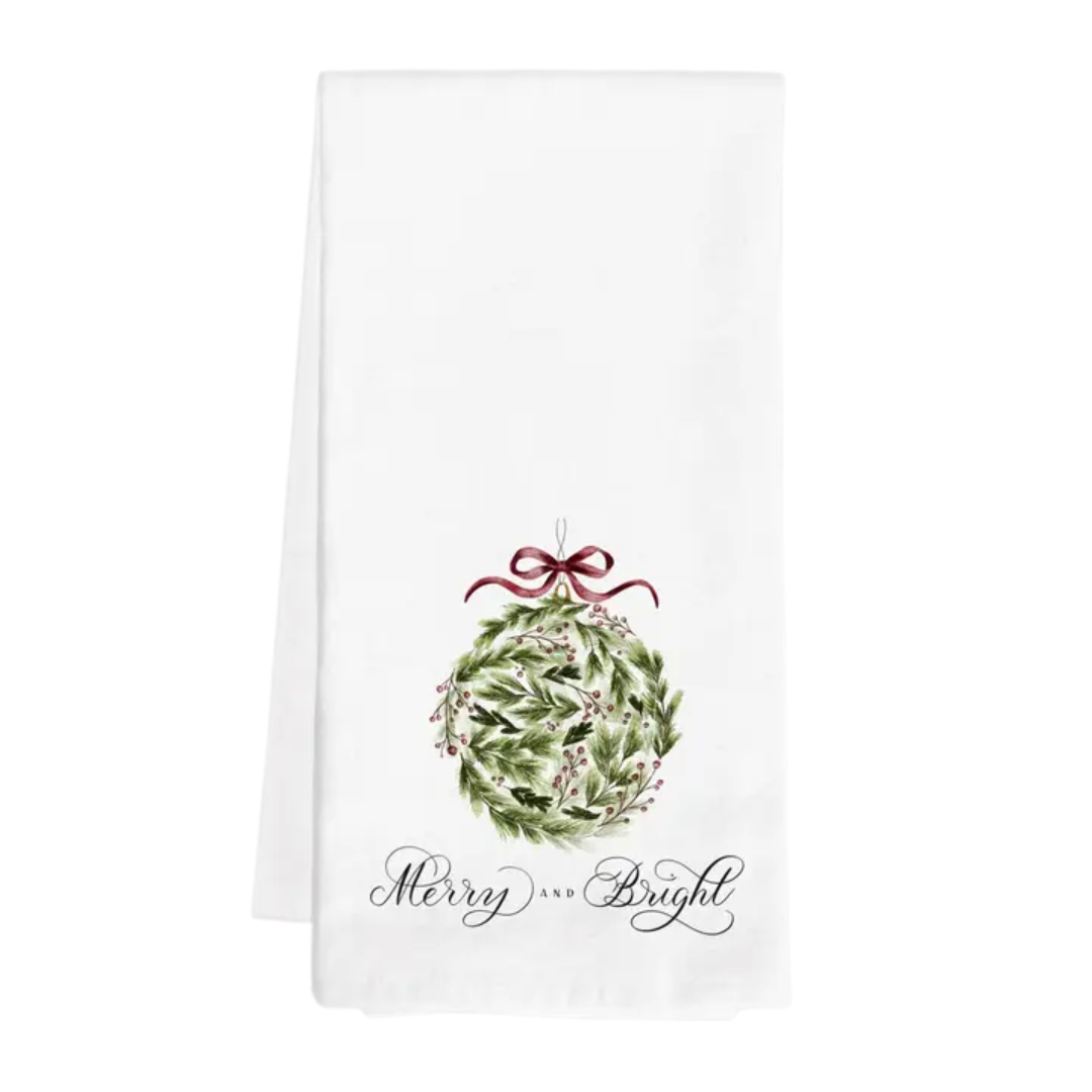 Merry & Bright Tea Towel