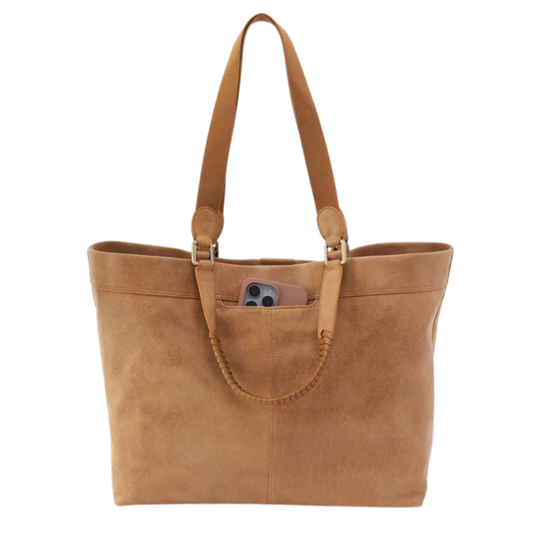 Romy Max Tote in Whiskey