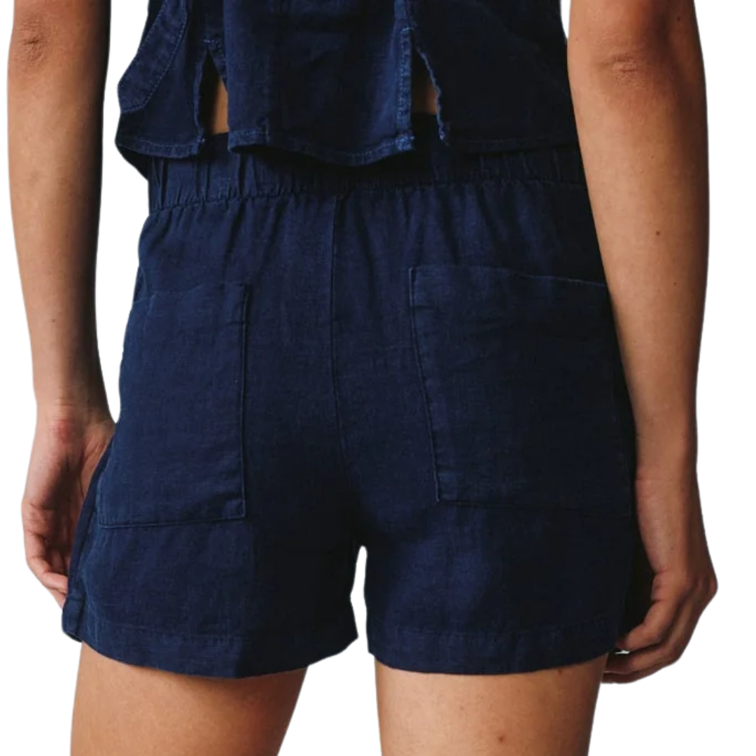 Double Pleat Short in Italian Navy