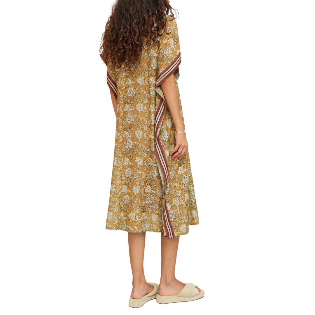 Tulsi Kaftan in Mustard