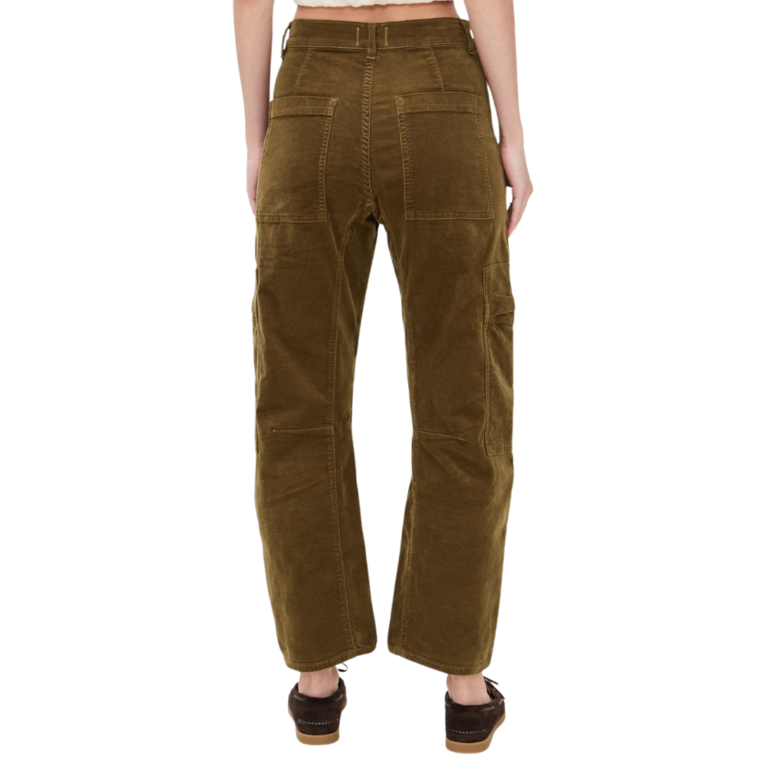 Marcelle Corduroy Cargo Pants in Manuka