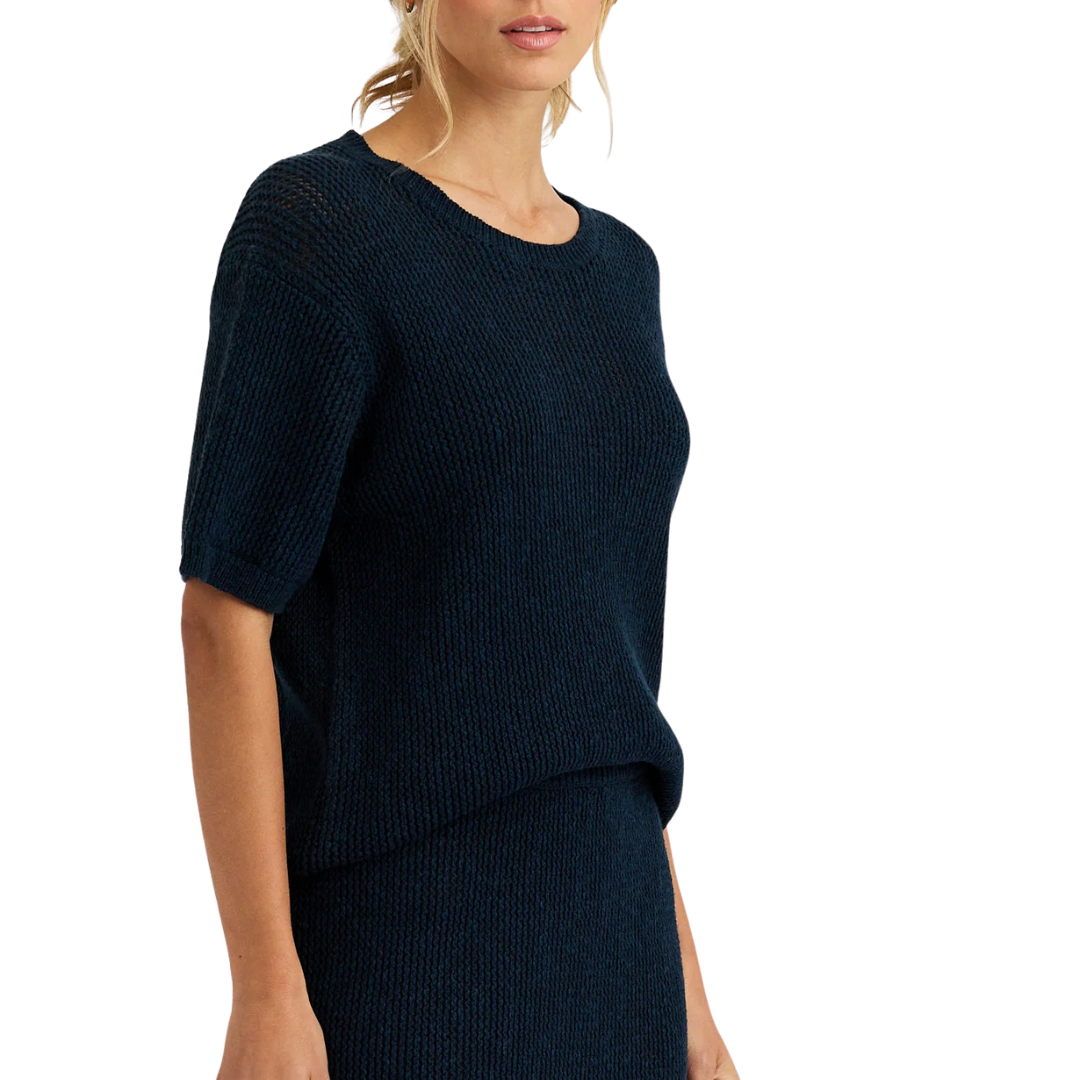 Erica Tee in Navy