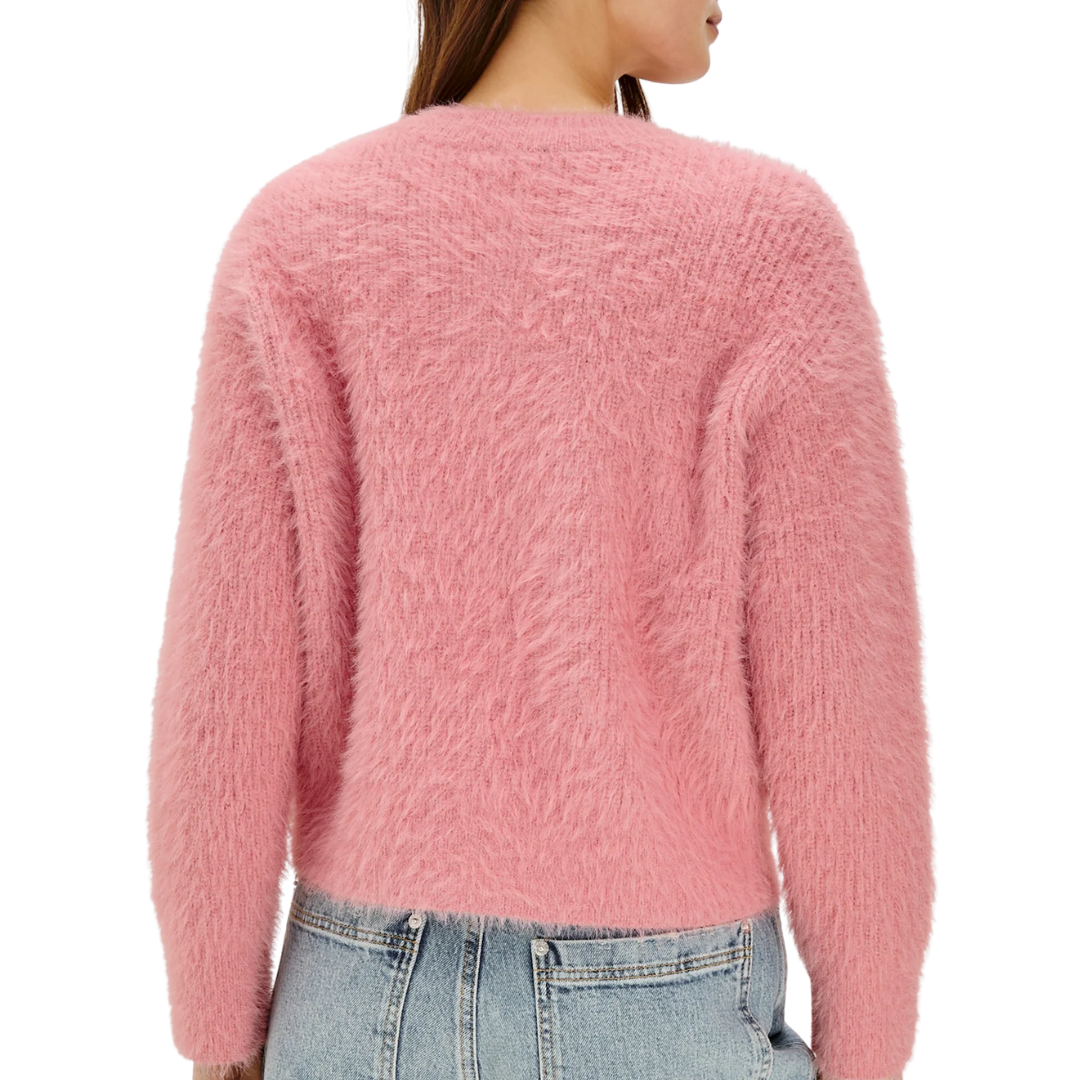 Melo Cardigan in Heather Pink