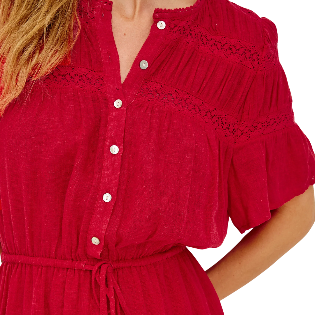 Winslow Dress in Tomato