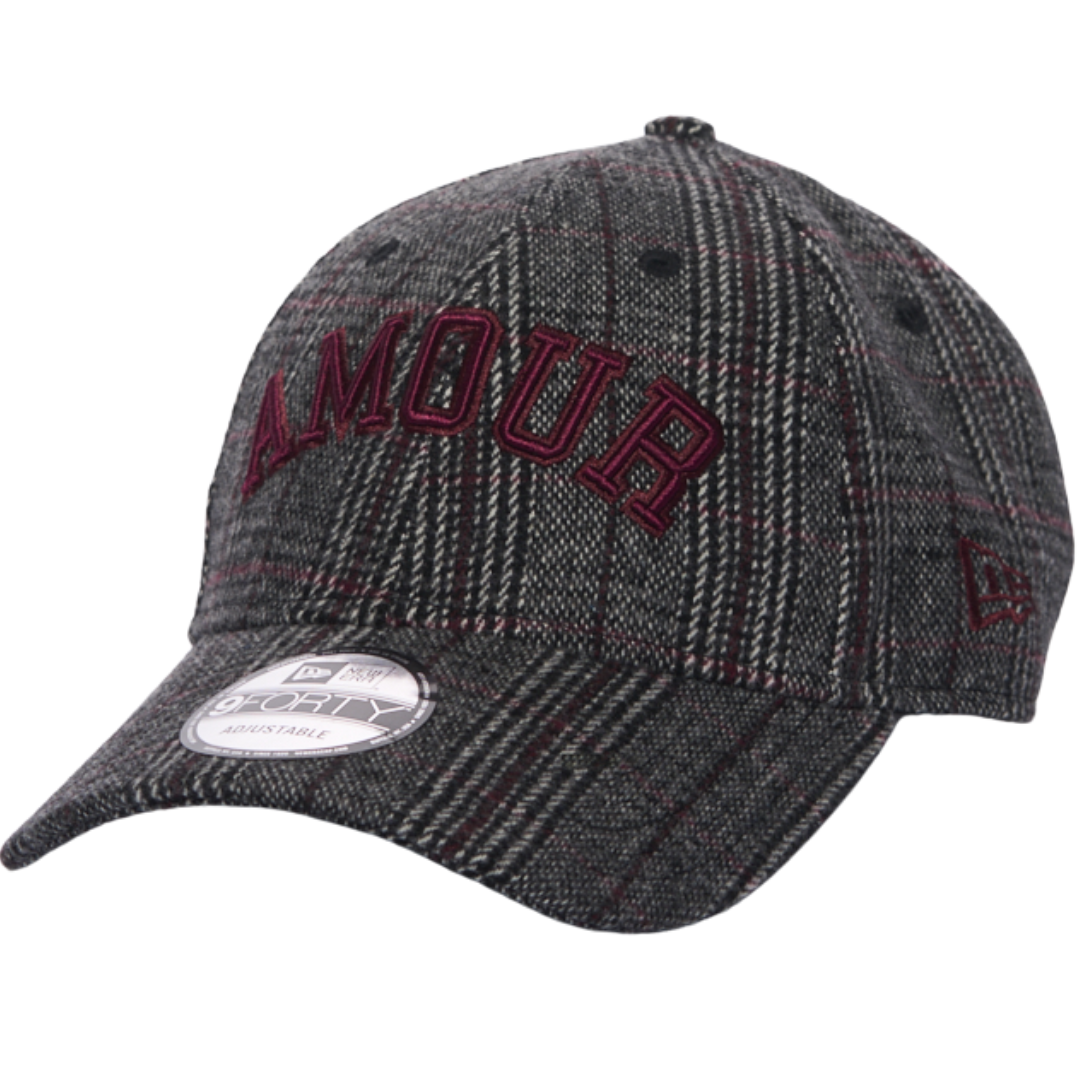 Tartan Cap in Burgundy
