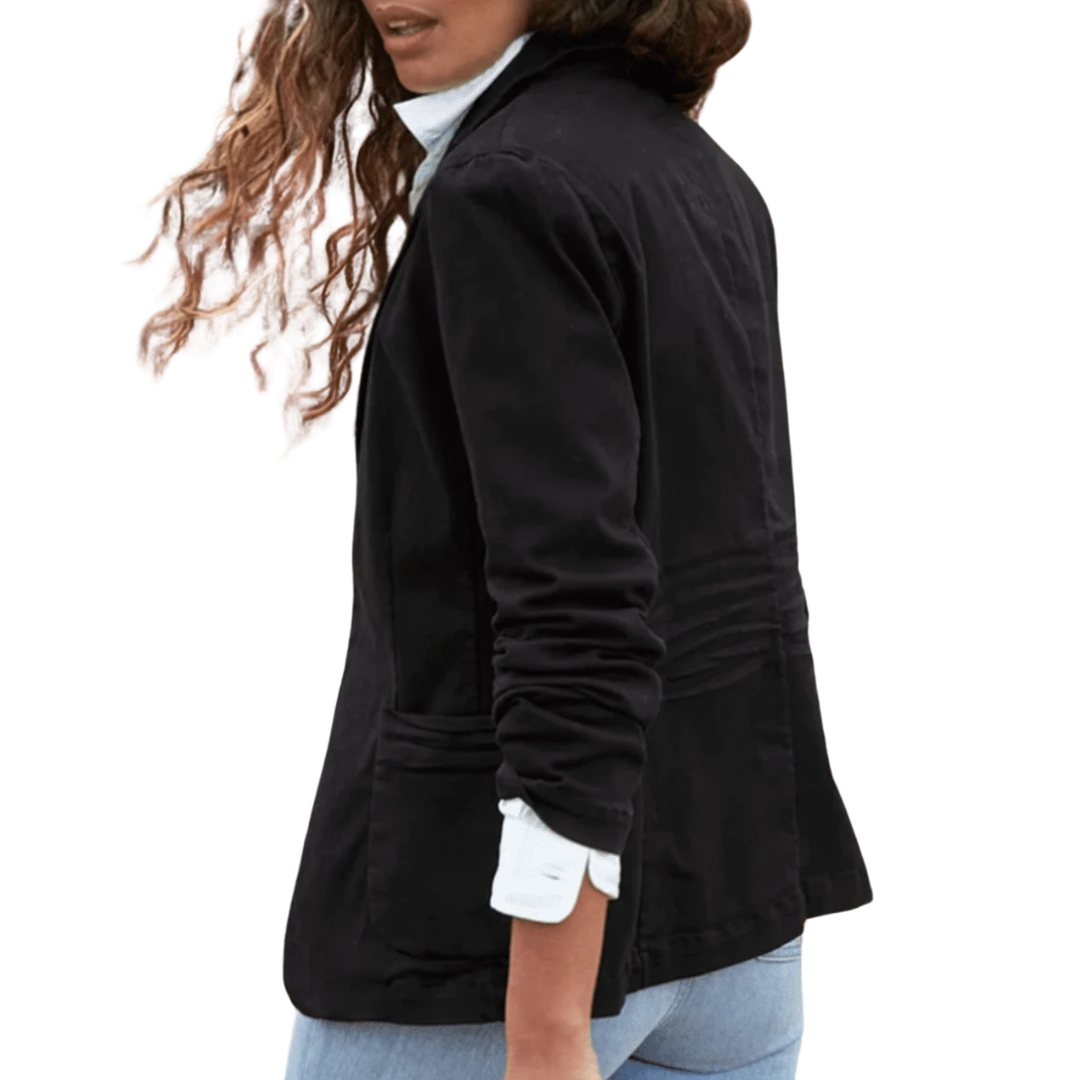 Dublin Blazer in Jet Black Denim