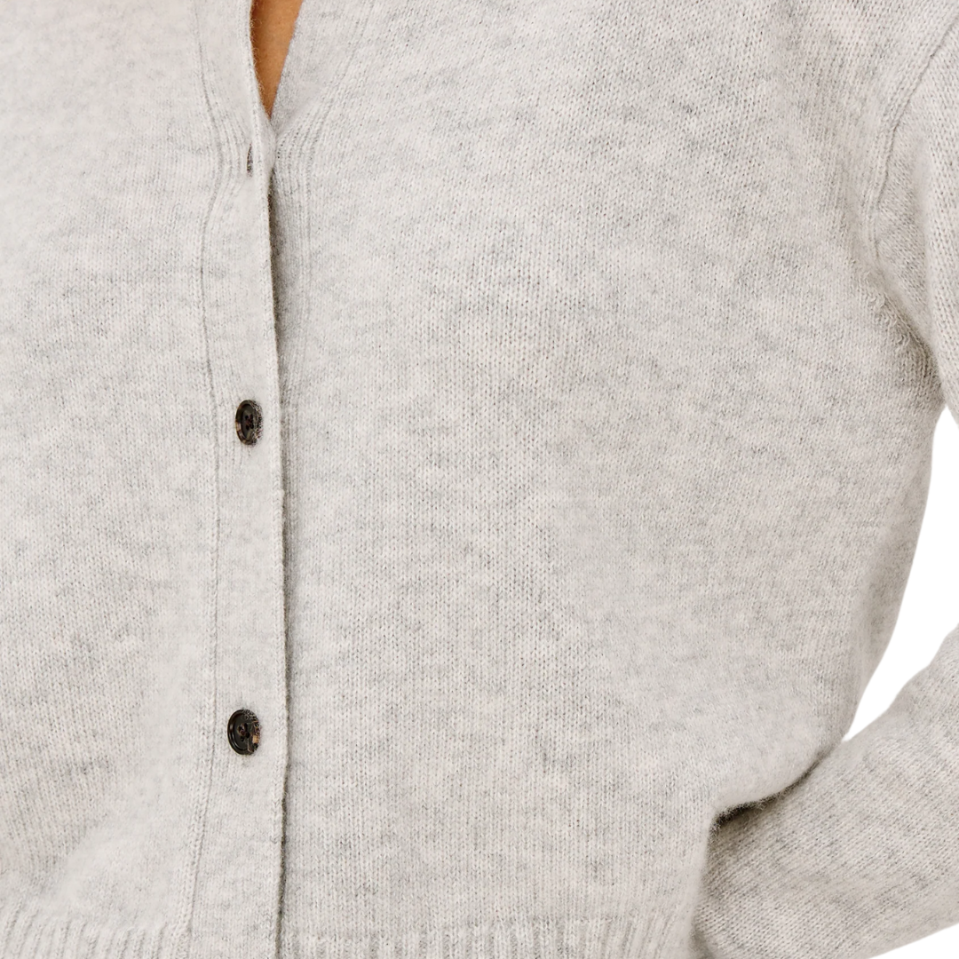Carre Cardigan in Heather Grey