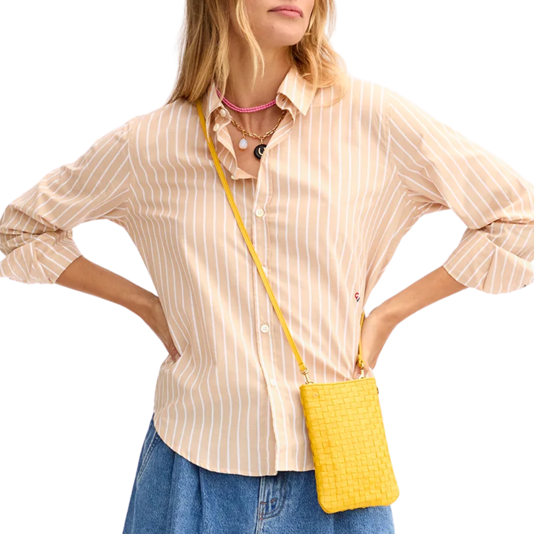 Poche in Snapdragon Woven Checker