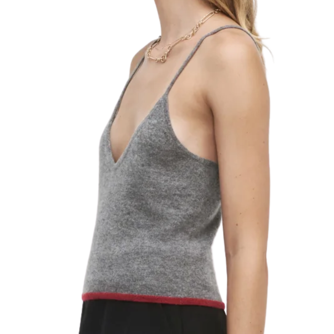 Rebecca Cami in Dark Charcoal Grey