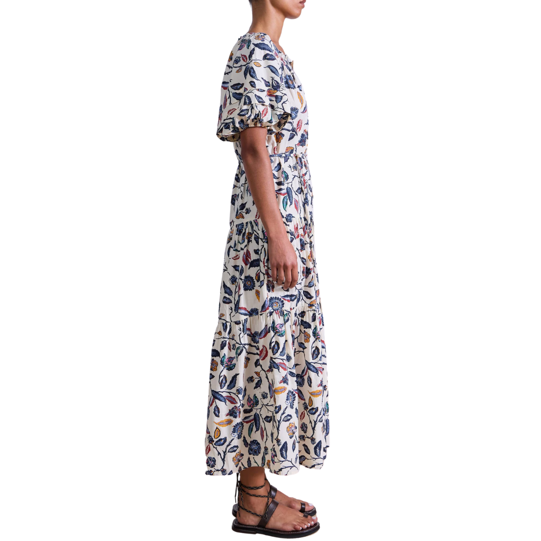 Uva Romantic Maxi in Garden Floral Cream