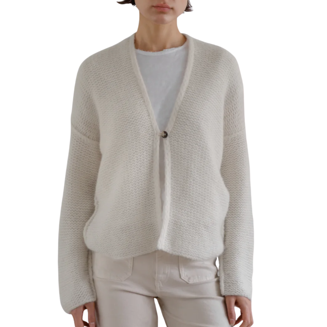 Elim Cardigan in Ivory