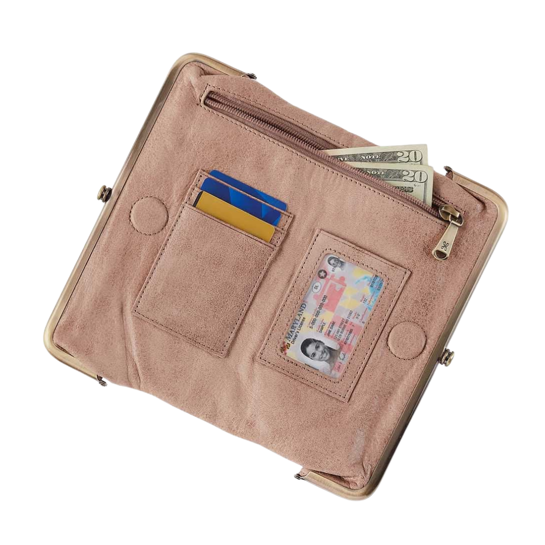 Lauren Clutch-Wallet in Hazel