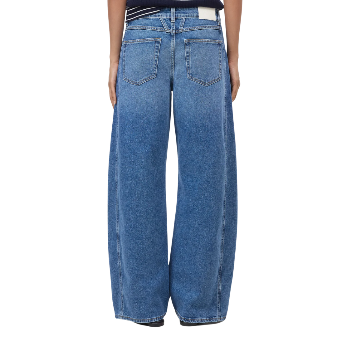 Tori-X Barrel Jeans in Mid Blue