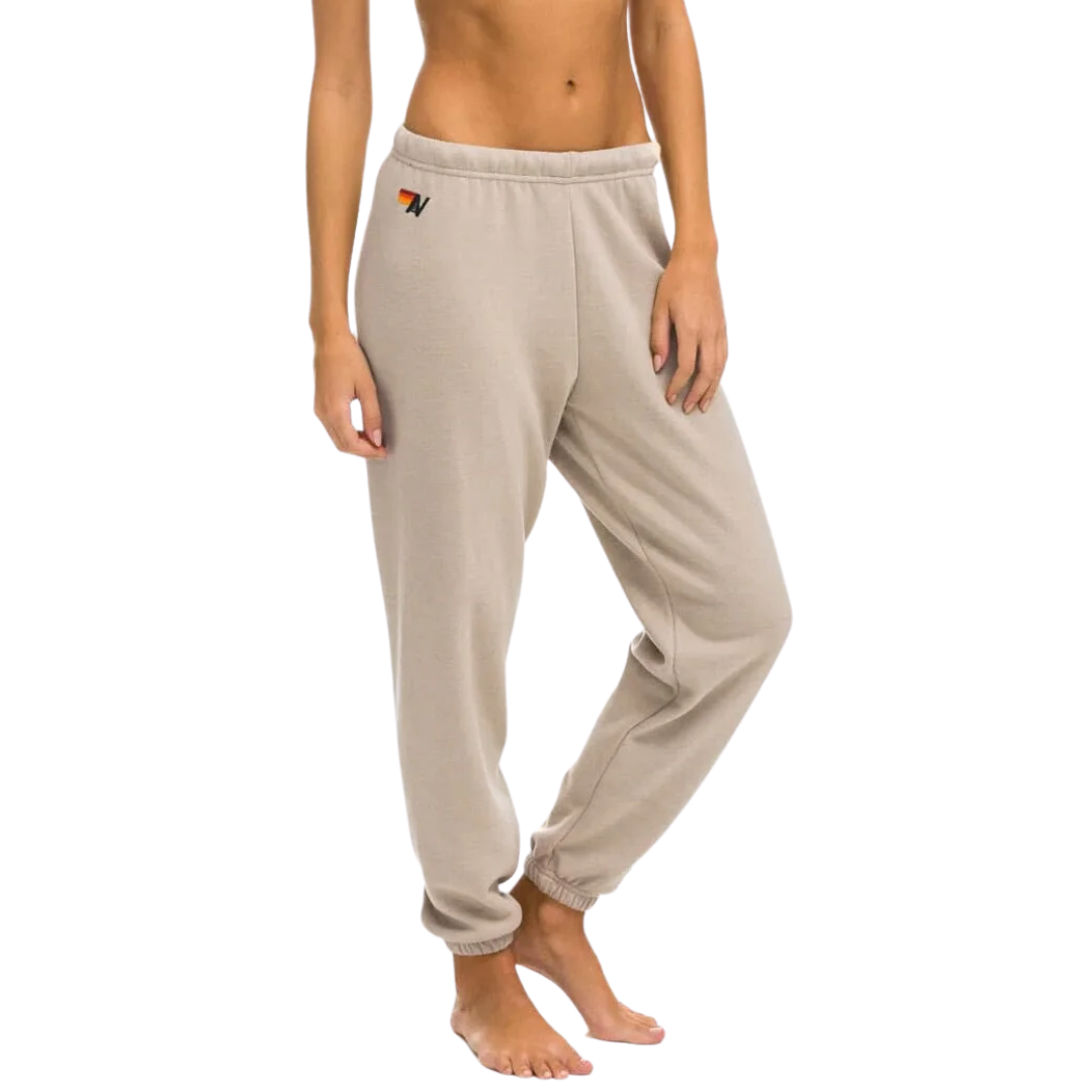 5 Stripe Sweatpants in Sand/Tan