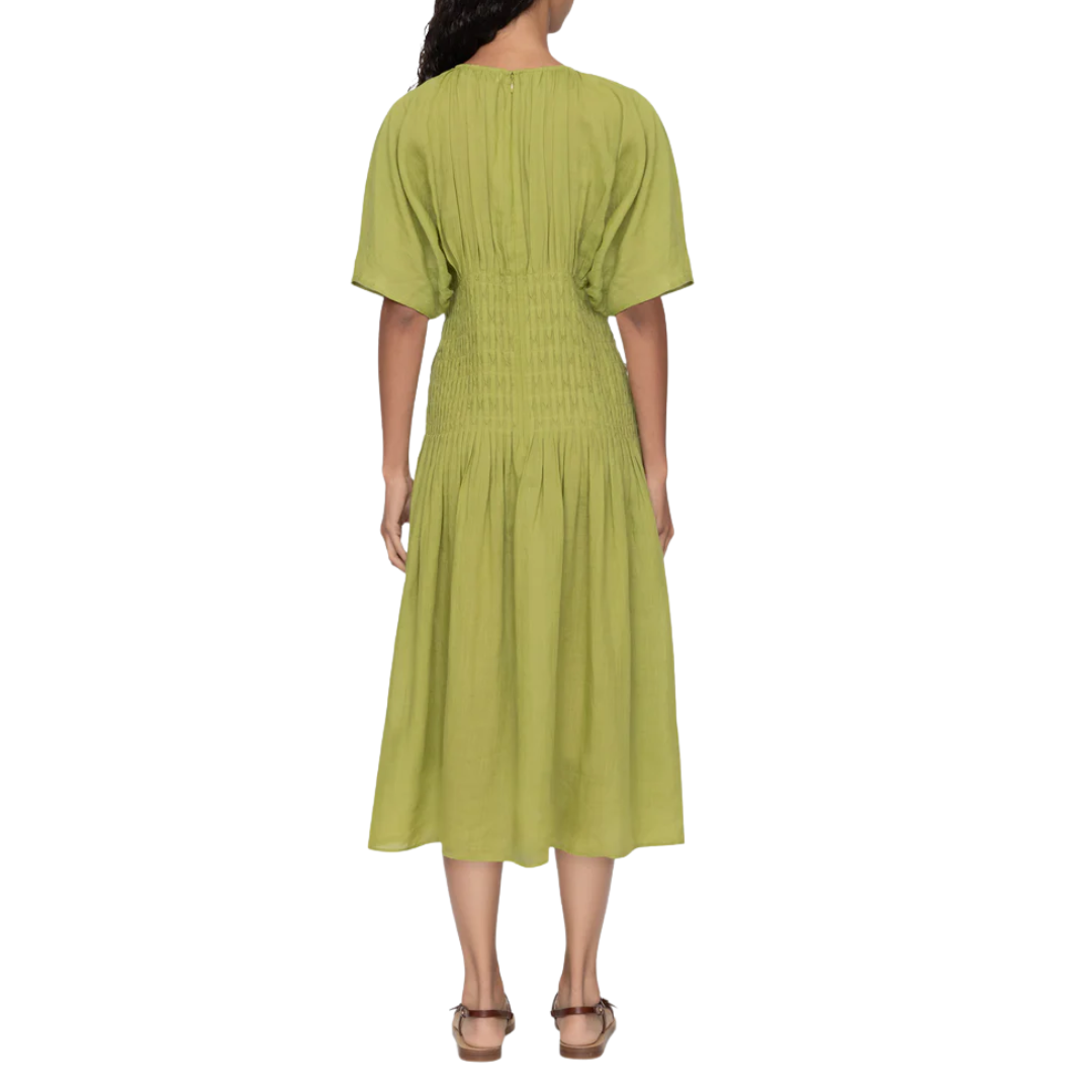 Violet Dress in Green