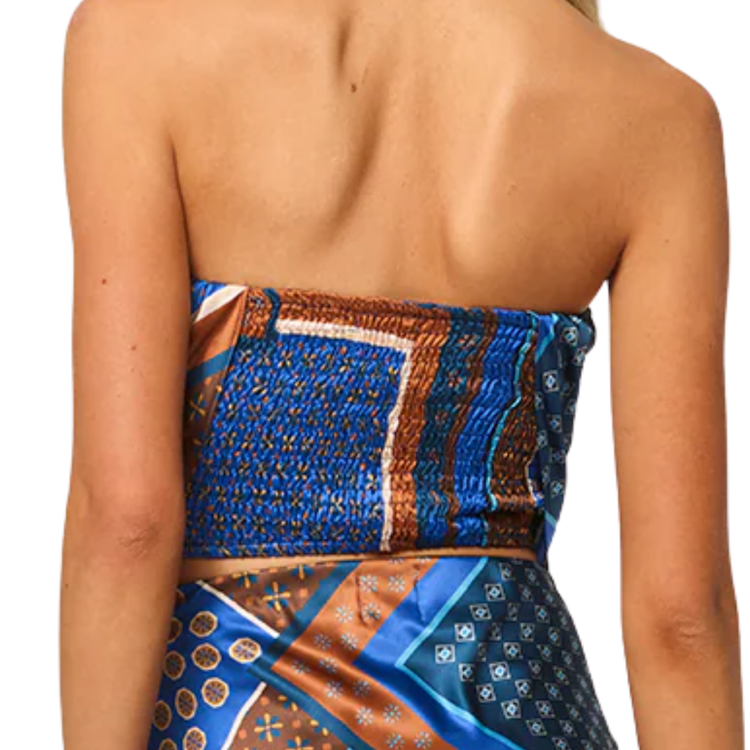 Mae Top in Tile Patchwork