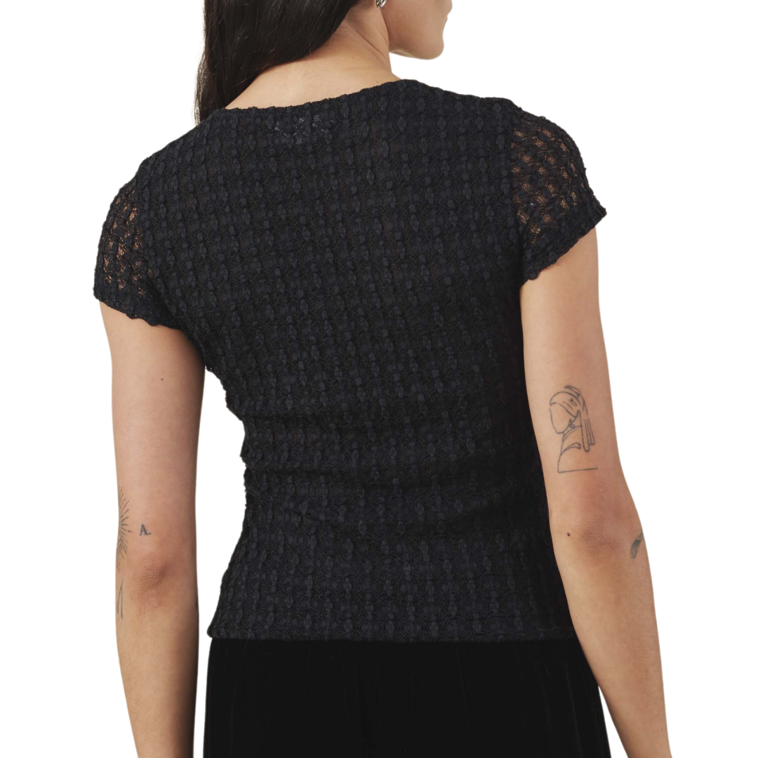 Tracy Lace Top in Black