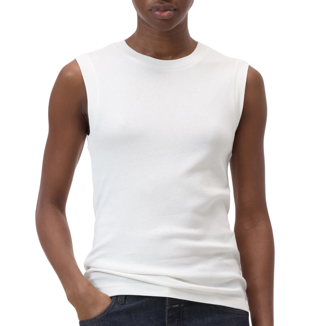 Crewneck Top in Ivory