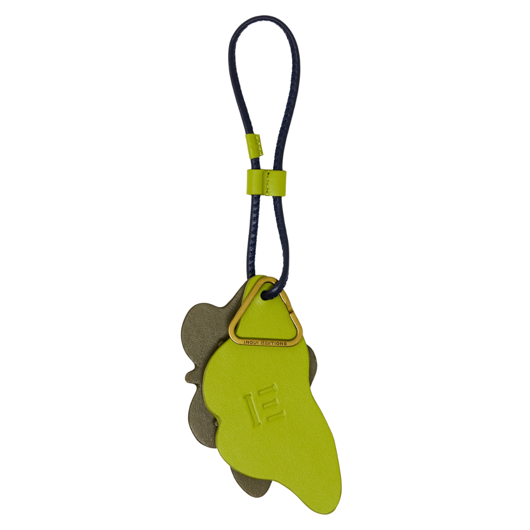 Papillons Keychain in Khaki