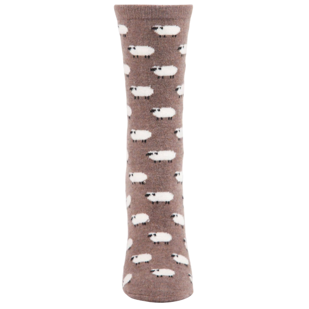 Sheep Cashmere Blend Socks in Hemp Heather