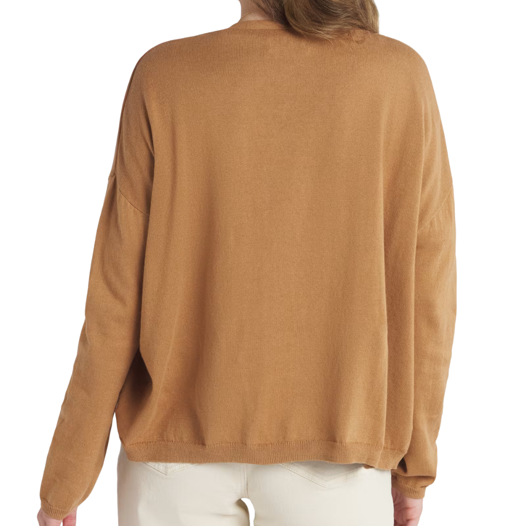 Palmer Cardigan in Camel
