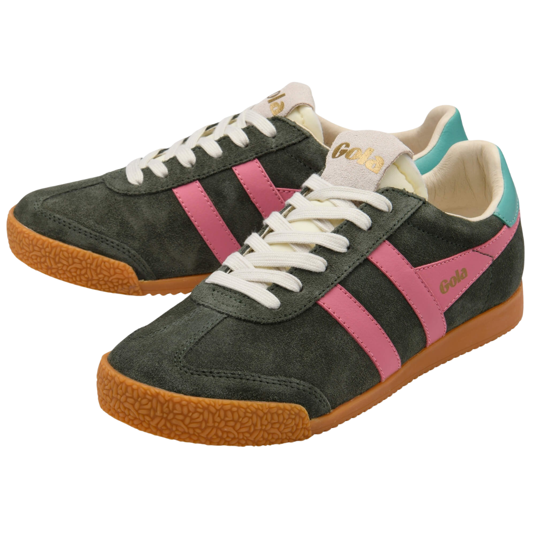 Elan Sneaker in Dark Khaki/Bubblegum/Sea Mist