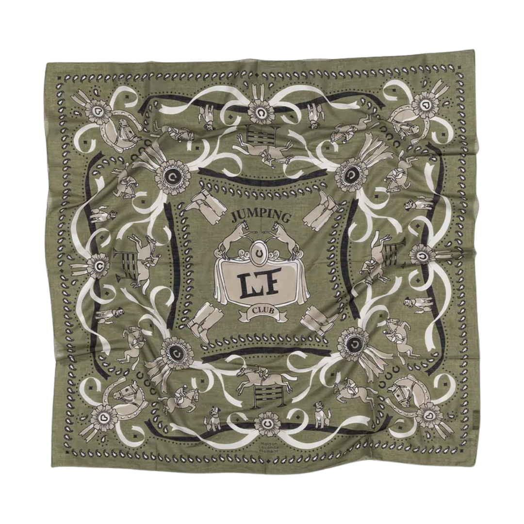 Jumping Scarf in Olive