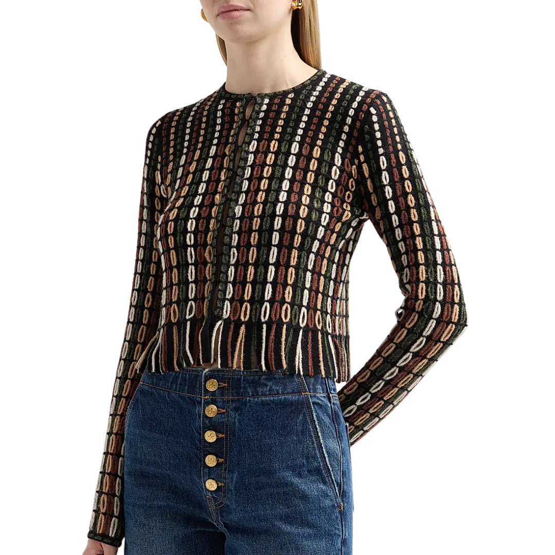 Zora Knit Cardigan in Noctis
