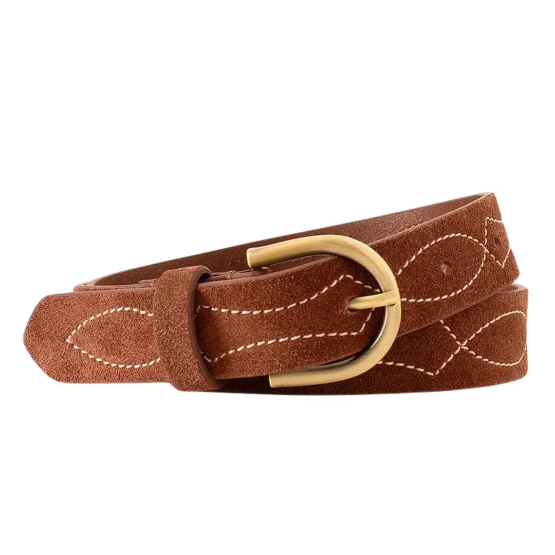 Laredo Belt in Mahogany