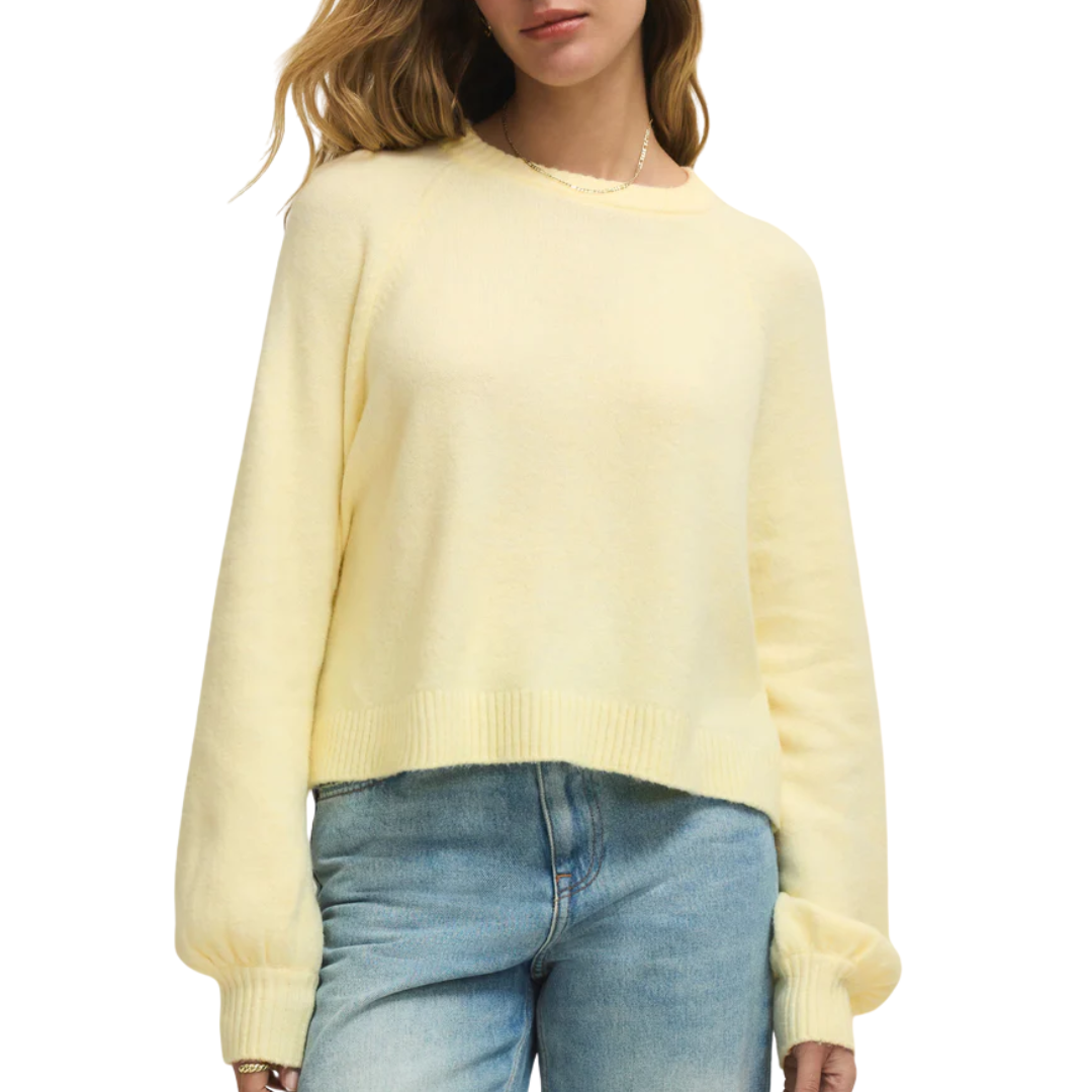 Coming Up Cozy Sweater in Pineapple