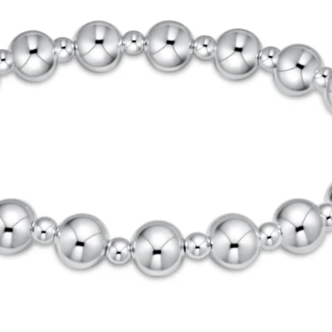Classic Grateful Pattern 6MM Bracelet in Sterling