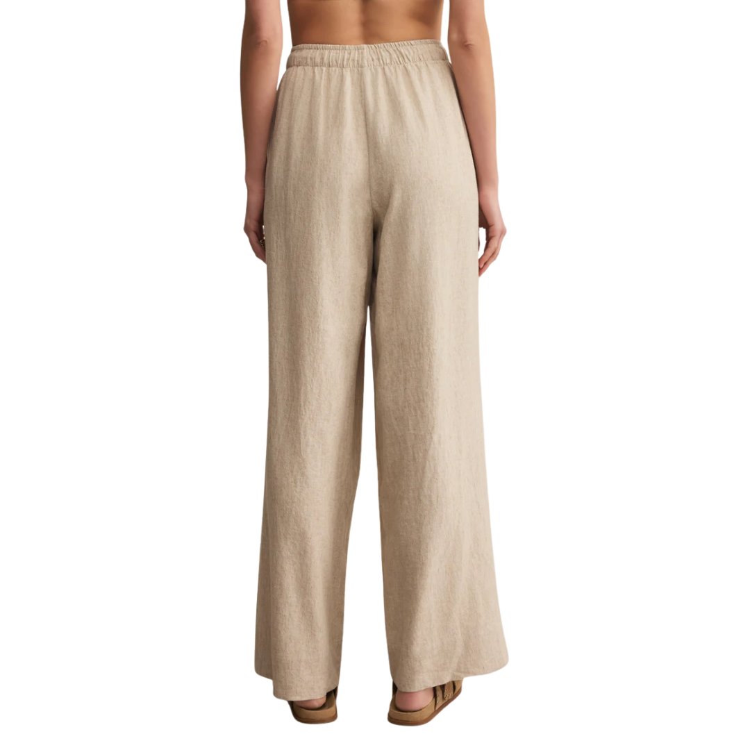 Henri Linen Pant in Flax