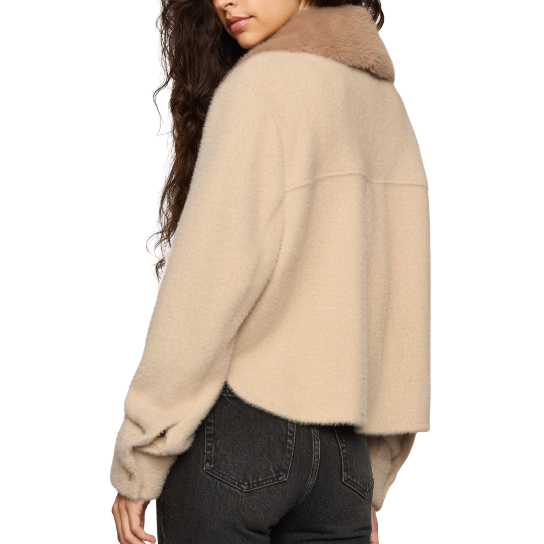 Peyton Jacket in Soft Ecru