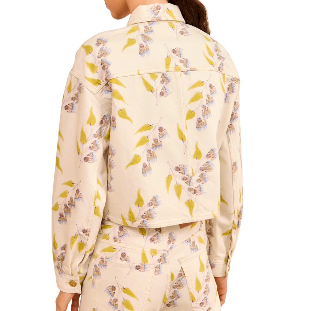 The Bobbi Cropped Jacket in Infinite Flower