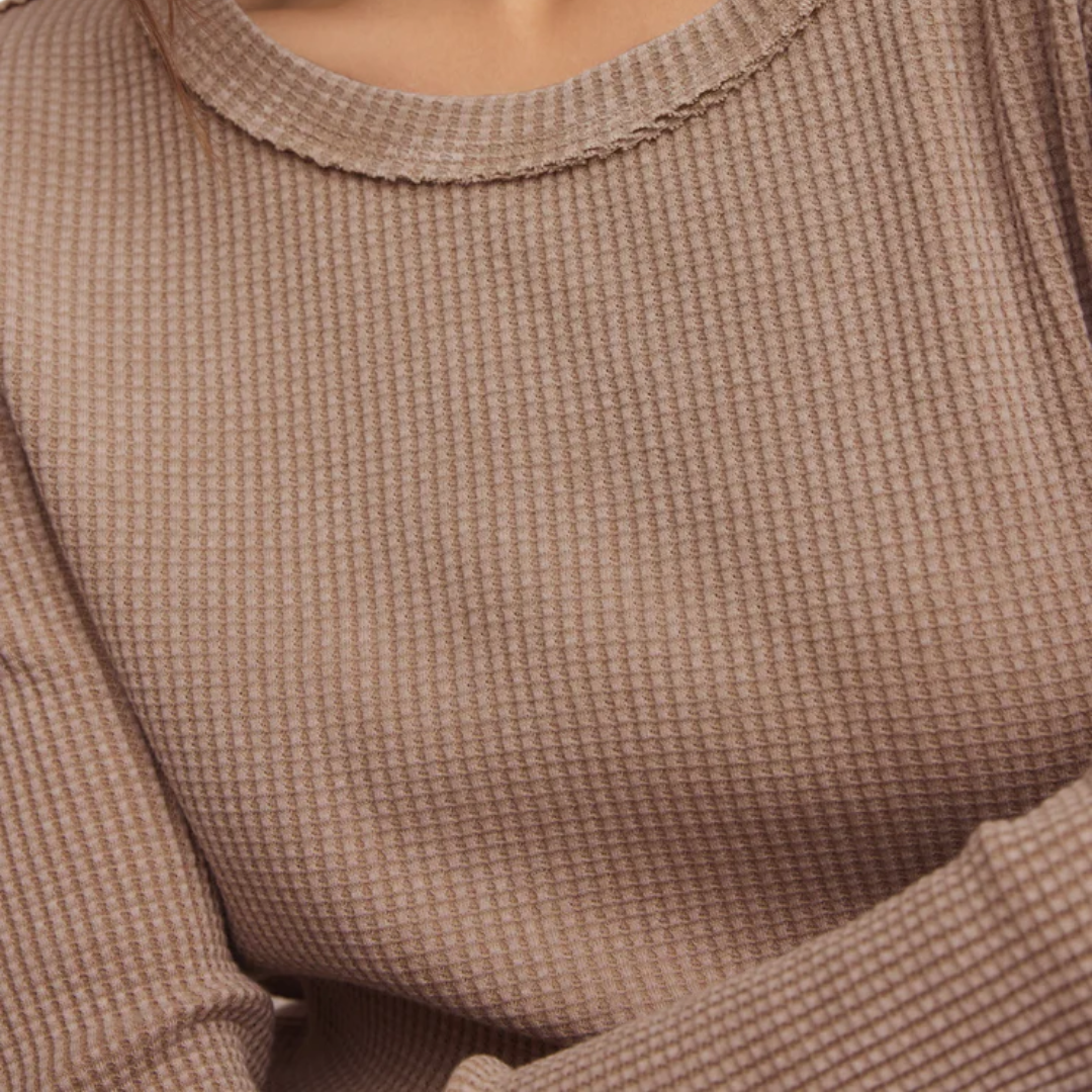 Arlet Mini Thermal Top in Desert Tan