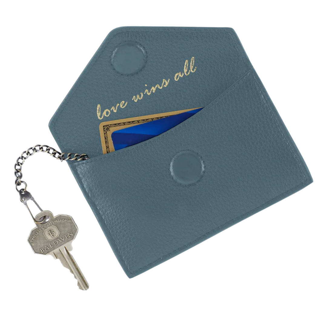 Goldie Card Case in Agave Leaf
