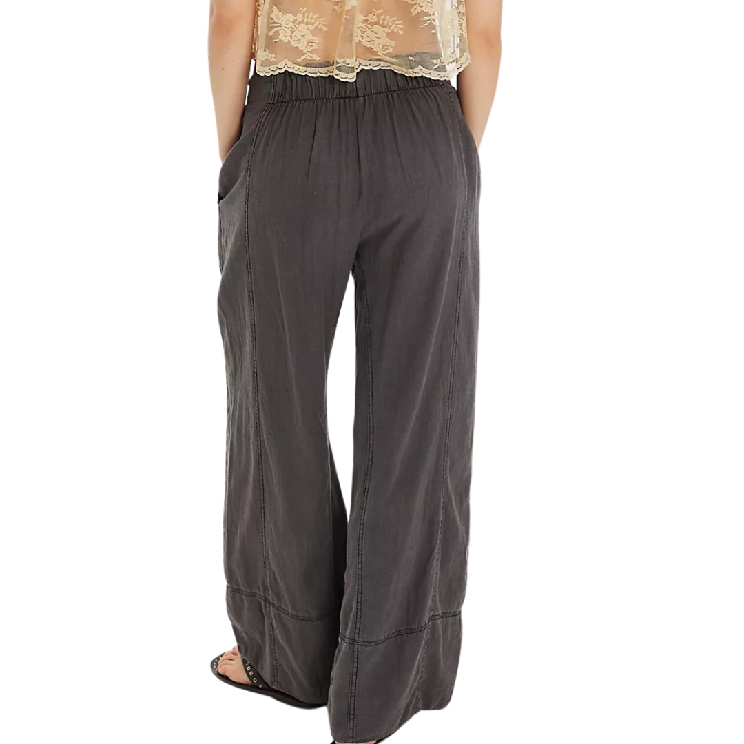 Days End Linen Pants in Black