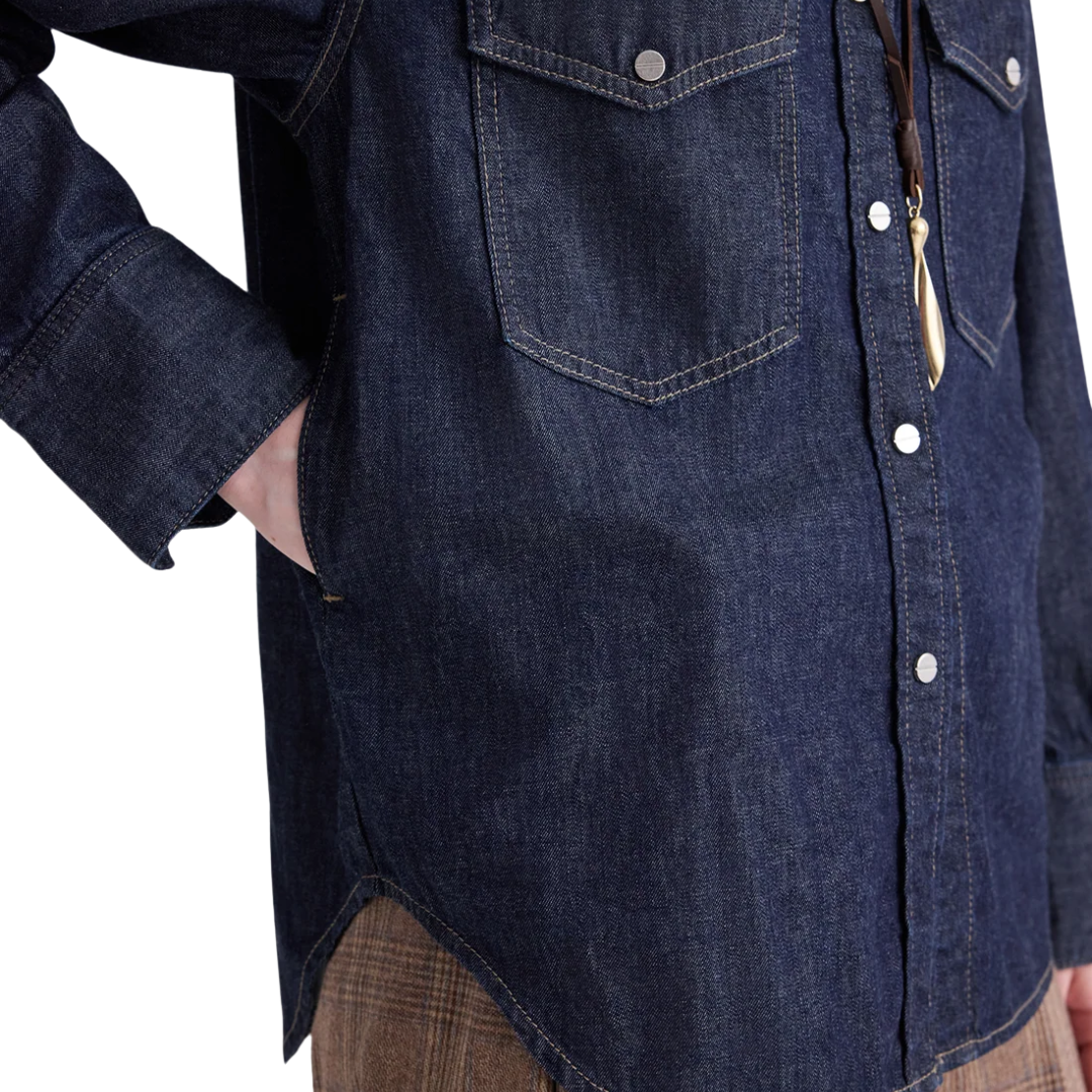Yellowstone Shirt in Indigo Resin