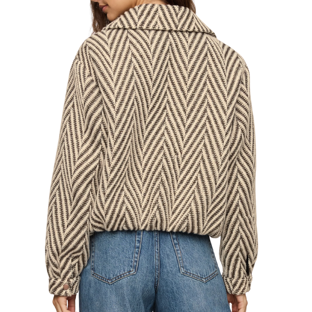Dunaway Bubble Jacket in Dark Chocolate