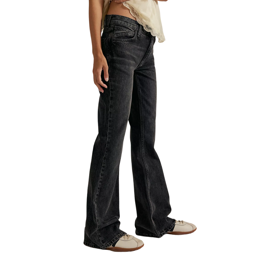 We The Free West Coast Flare Jeans in Berry