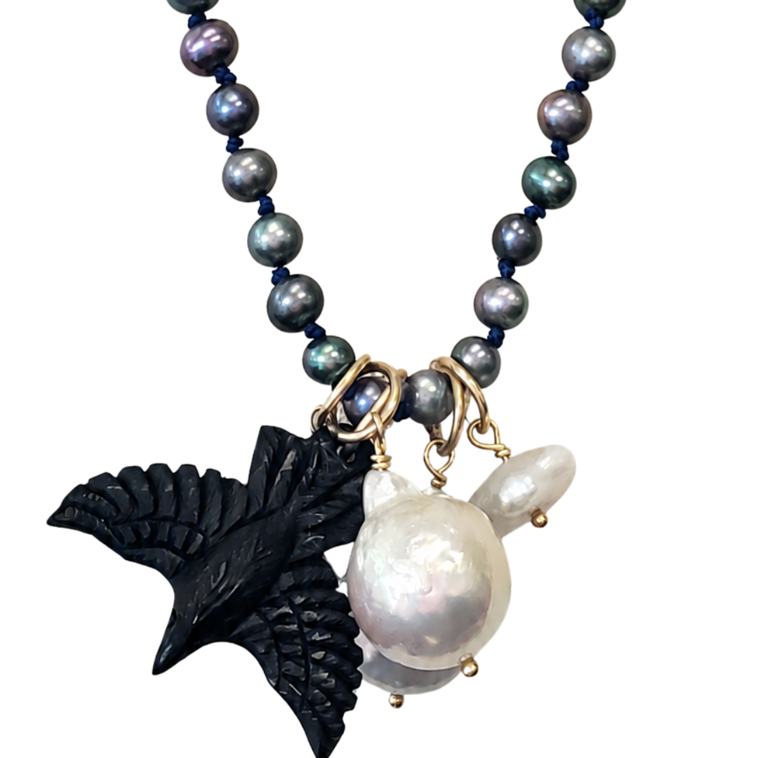 Hawk Eye 34" Necklace